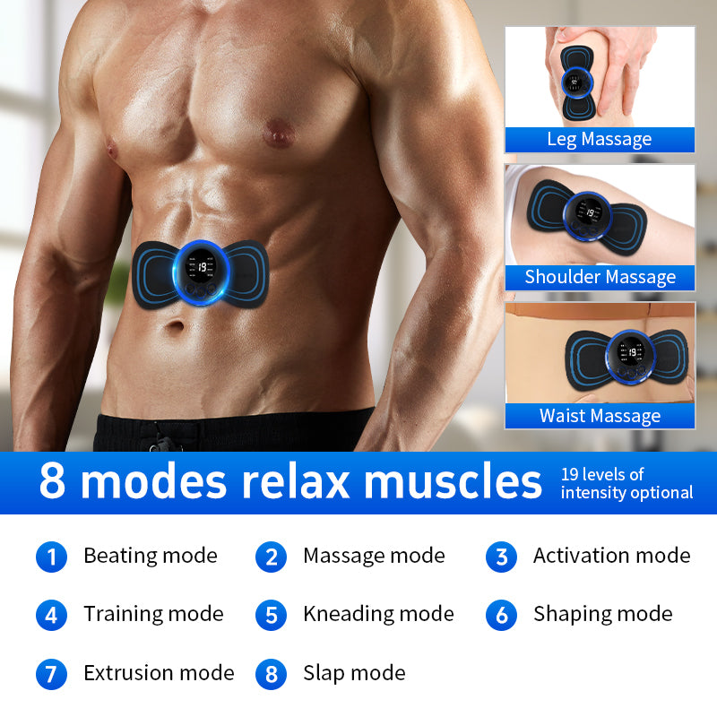 Portable EMS Neck &amp; Shoulder Massage Patch