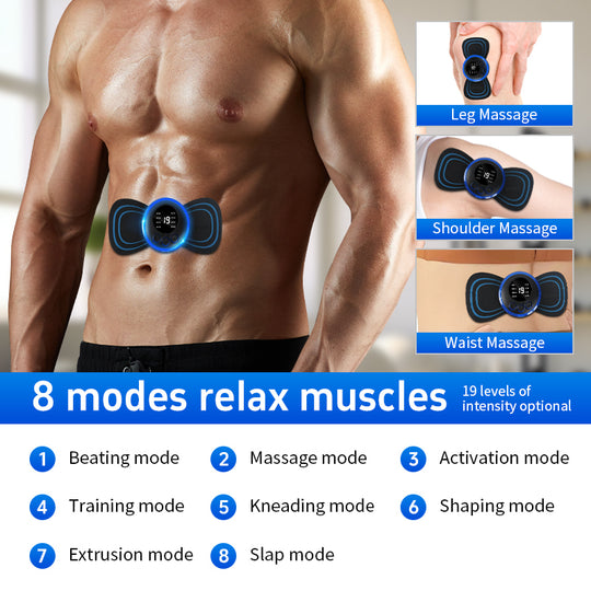 Portable EMS Neck &amp; Shoulder Massage Patch