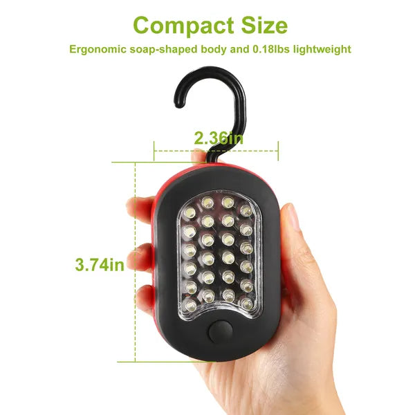 27-LED Magnetic Work Light with Hanging Hook