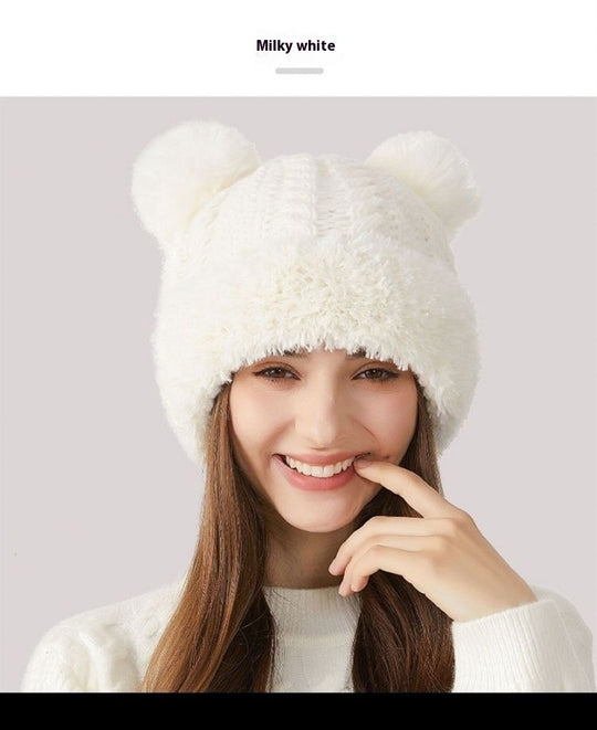 Cozy Double Pom-Pom Winter Knit Beanie