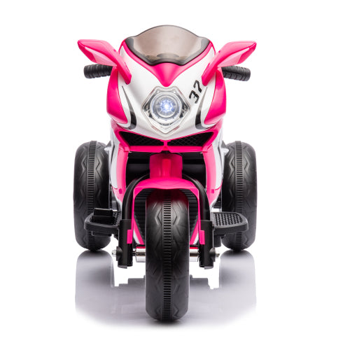 Kids Electric Ride-On Motorcycle with Lights &amp; Music