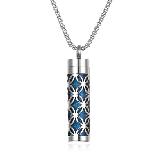 Stainless Steel Aromatherapy Essential Oil Diffuser Necklace