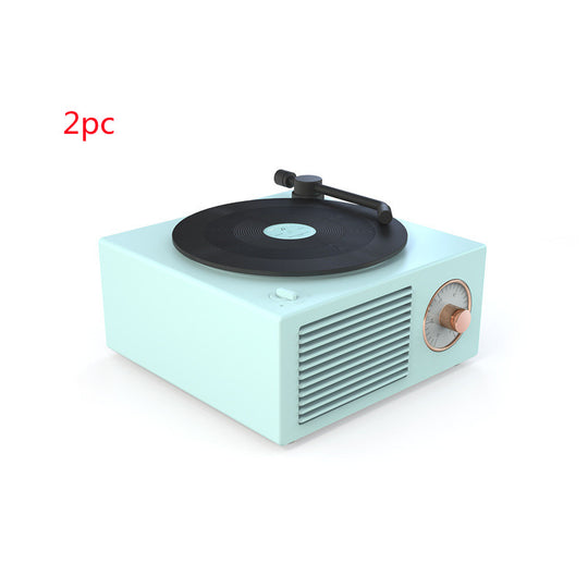 Retro Mini Bluetooth Record Player Speaker