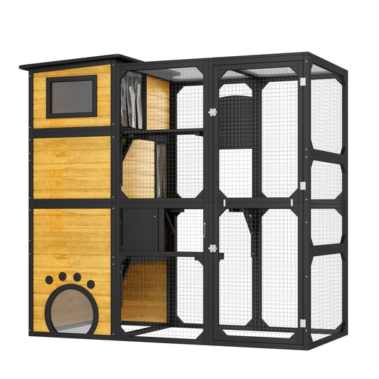 4-Tier Weatherproof Outdoor Cat Catio