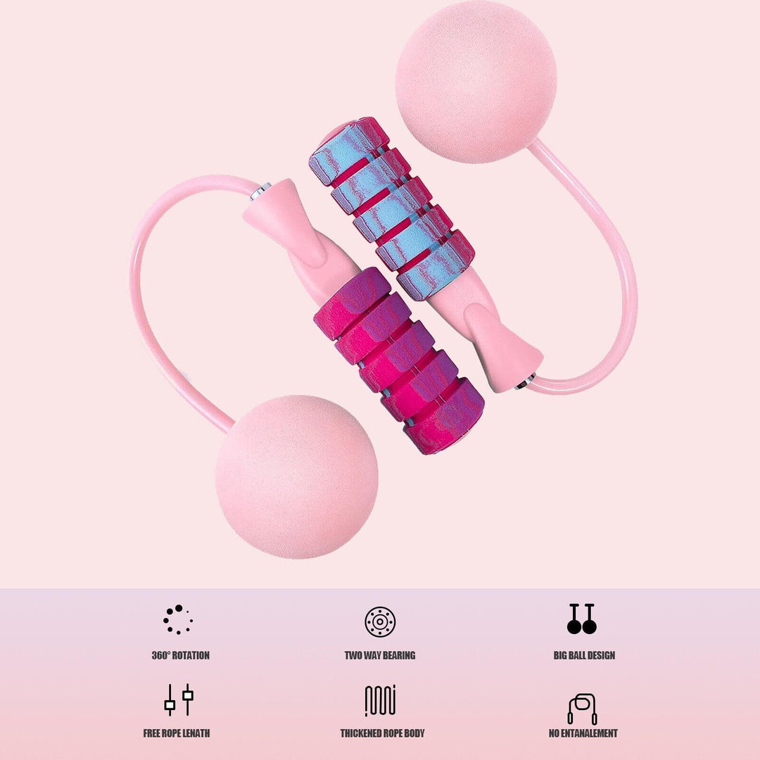 2-in-1 Adjustable Weighted Jump Rope