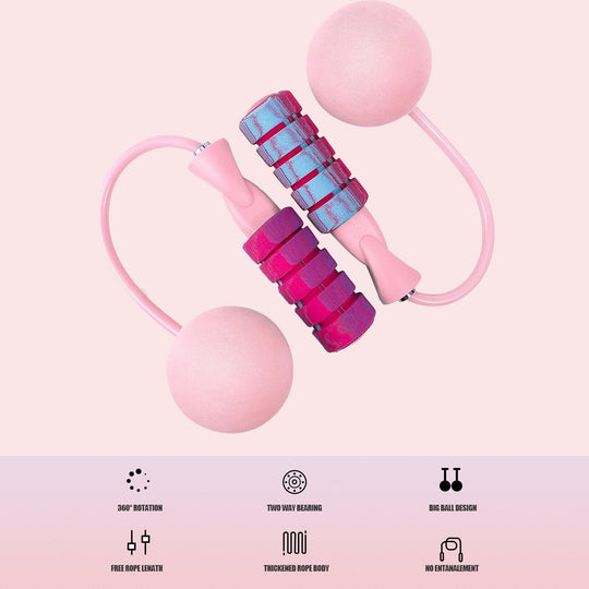 2-in-1 Adjustable Weighted Jump Rope