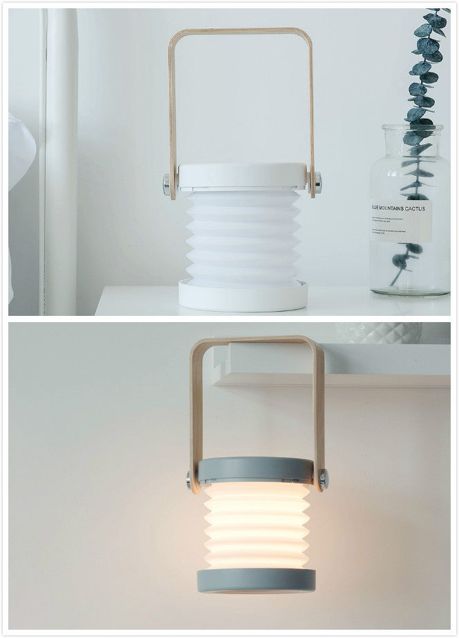Foldable USB Rechargeable Touch LED Night Light Lantern