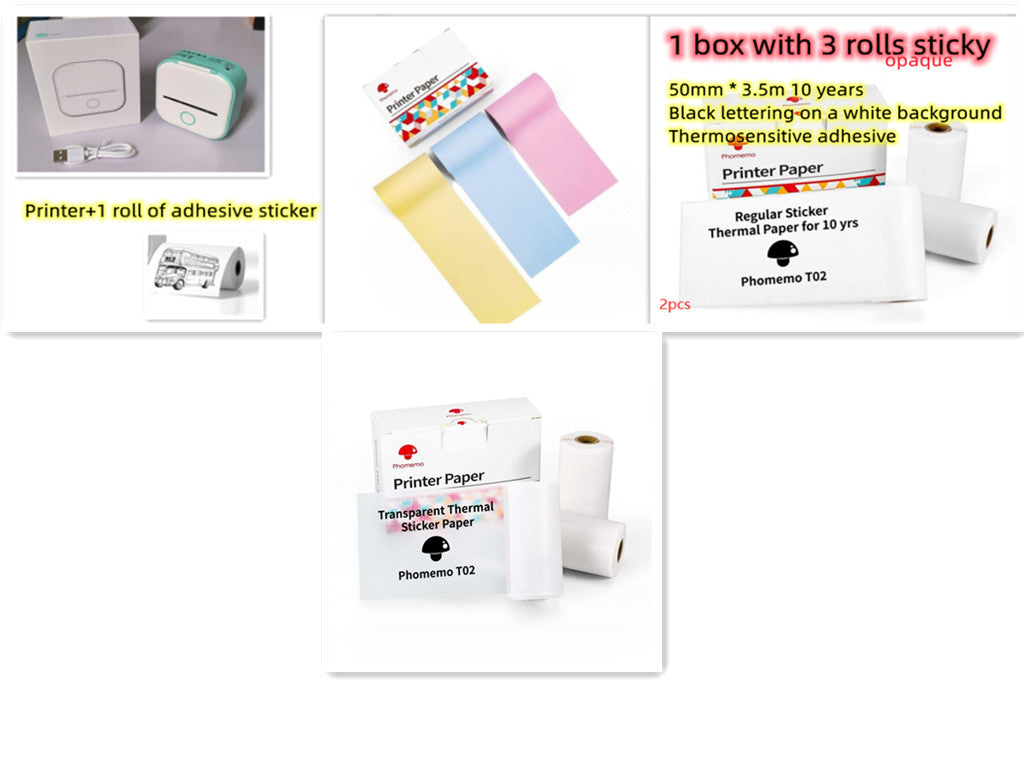 Portable Bluetooth Thermal Label Printer