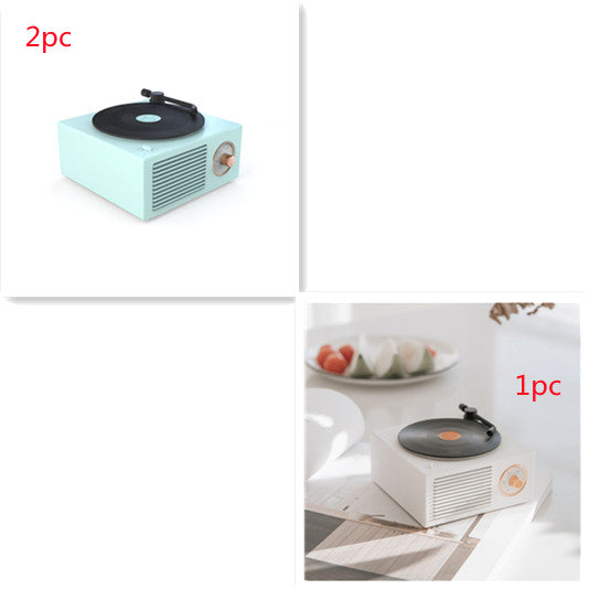 Retro Mini Bluetooth Record Player Speaker
