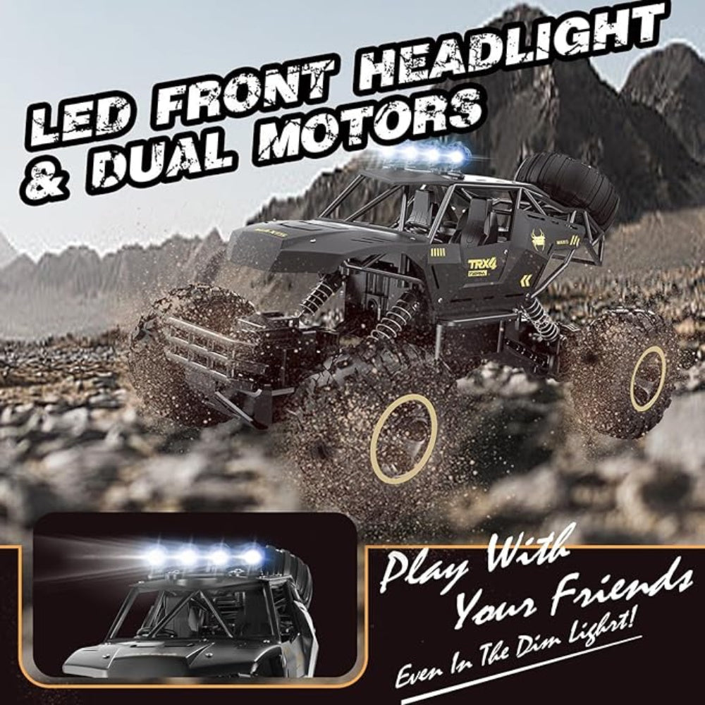 4WD RC Rock Crawler Truck with LED Lights