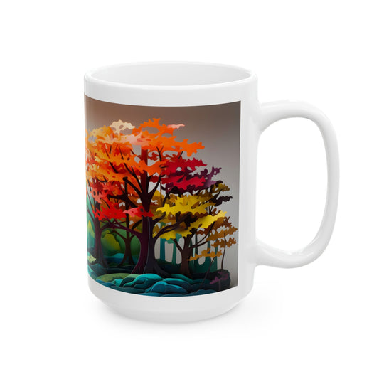 Cozy Autumn Forest Mug | Nature Lover’s Cup