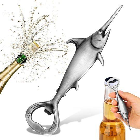 Swordfish Metal Bottle Opener