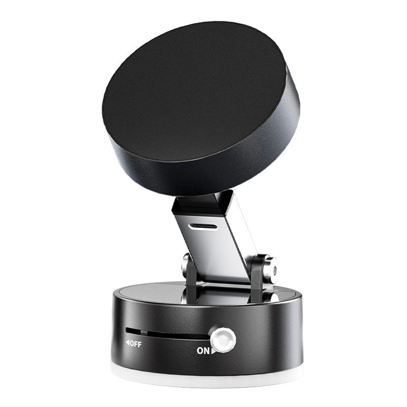 Foldable Magnetic Vacuum Phone Holder with Suction Cup