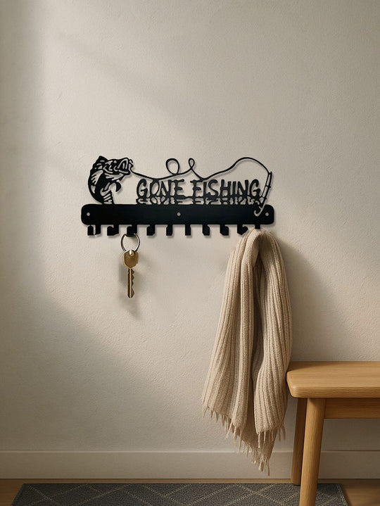 Black Decorative Metal Wall Hook