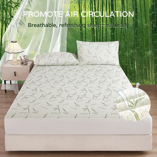 Bamboo Viscose Fitted Mattress Protector Cover