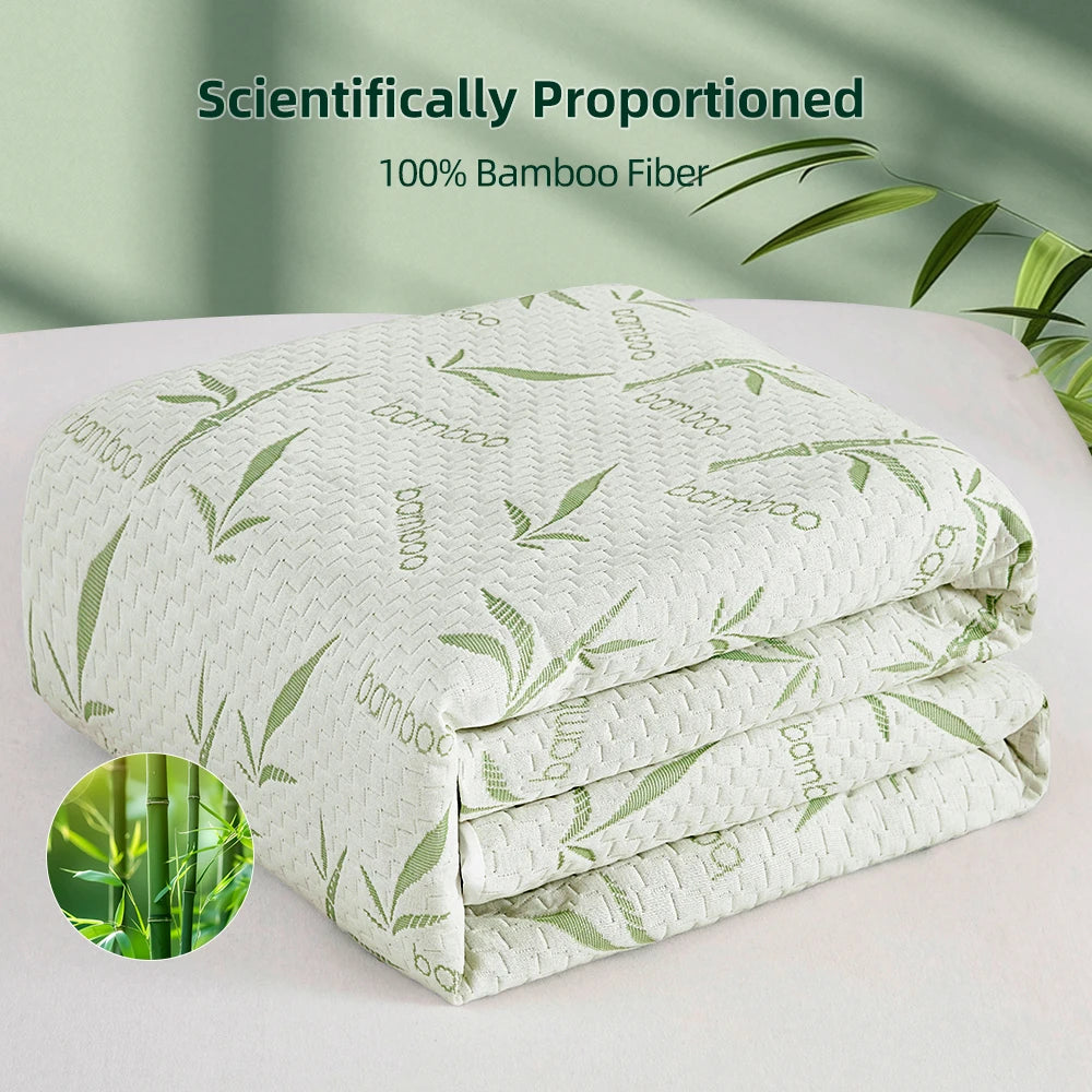 Bamboo Viscose Fitted Mattress Protector Cover