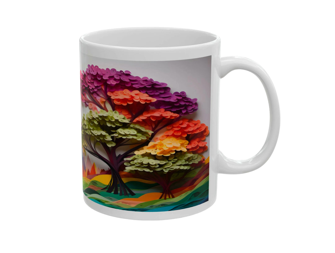Autumn Layers Ceramic Mug – Cozy Art in Every Sip