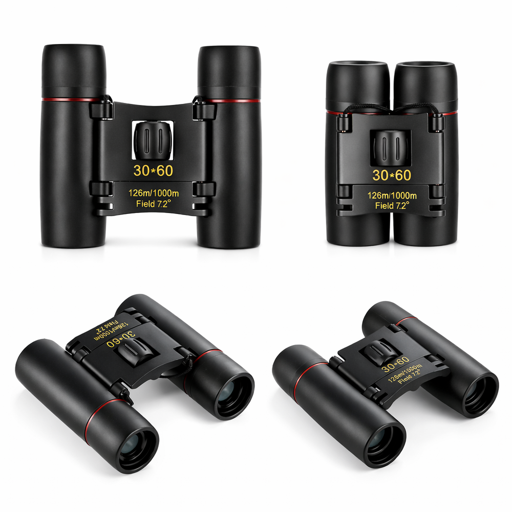 Compact 30x60 Travel Binoculars for Outdoors & Events