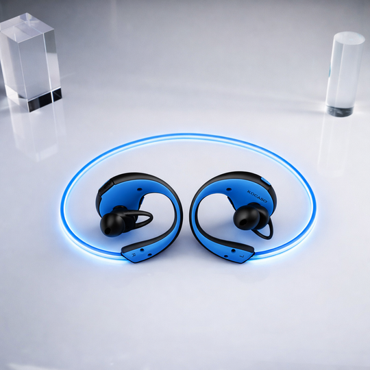 LED Wireless Sports Neckband Earbuds for Night Running