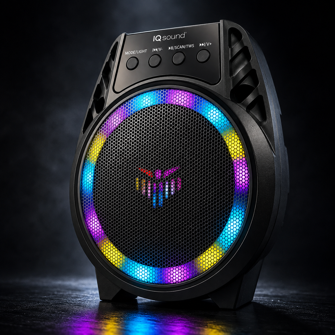 4" Bluetooth TWS LED Party Speaker