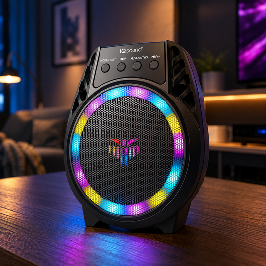 4" Bluetooth TWS LED Party Speaker