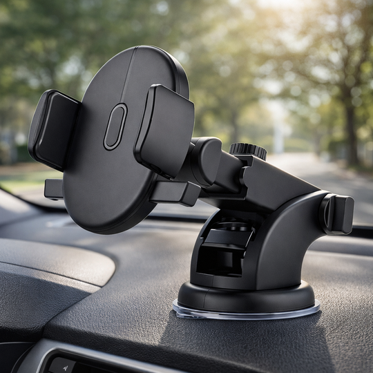 360° Adjustable Telescopic Car Phone Mount