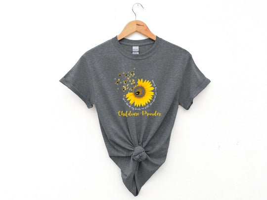 Sunflower Heart Full Childcare Provider T-Shirt