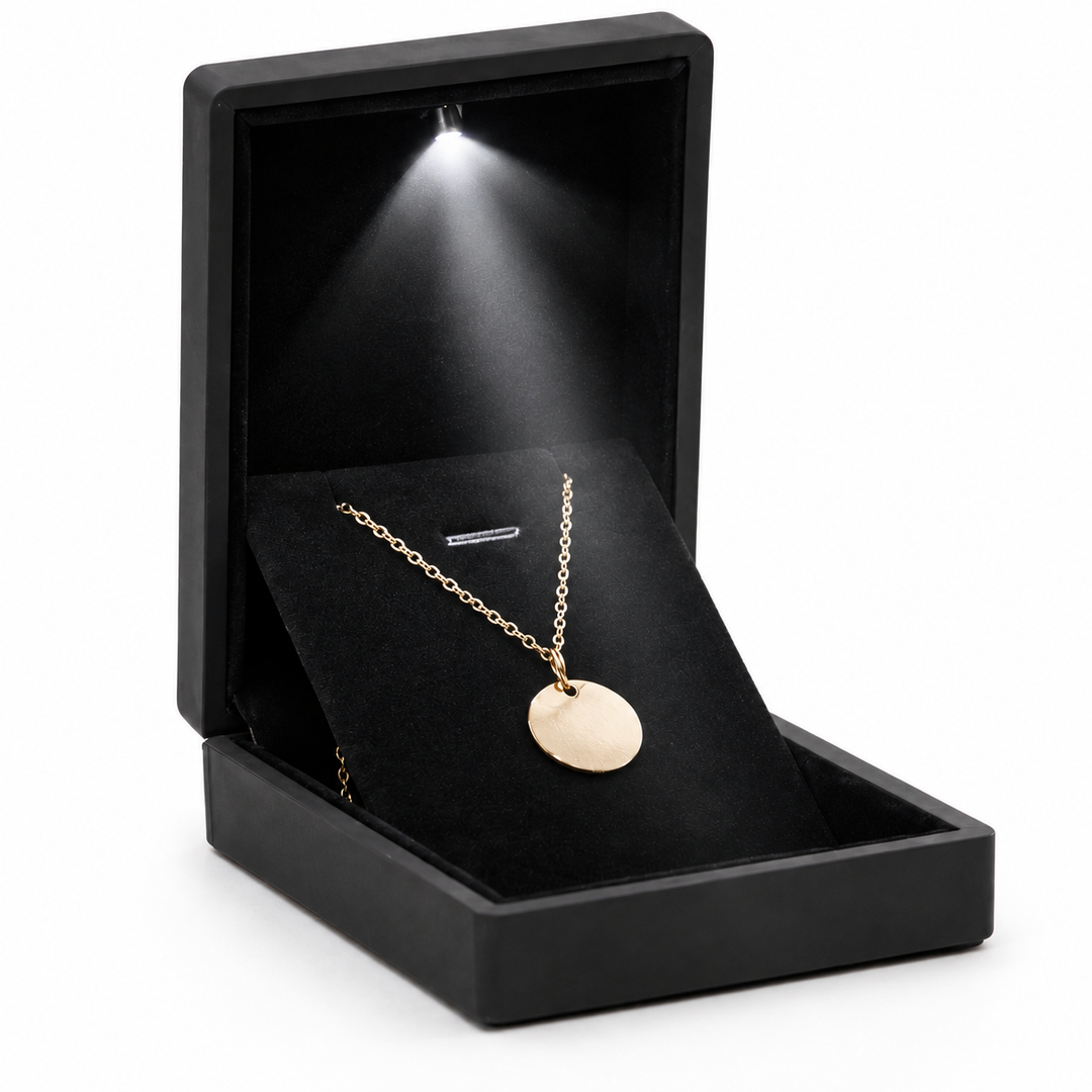 LED Light Jewelry Gift Box for Rings &amp; Necklaces