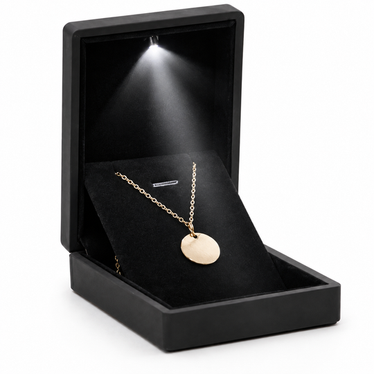 LED Light Jewelry Gift Box for Rings &amp; Necklaces