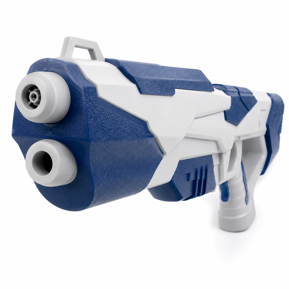 Rechargeable ShipItFurniture water gun with automatic water refilling for fun outdoor water battles.