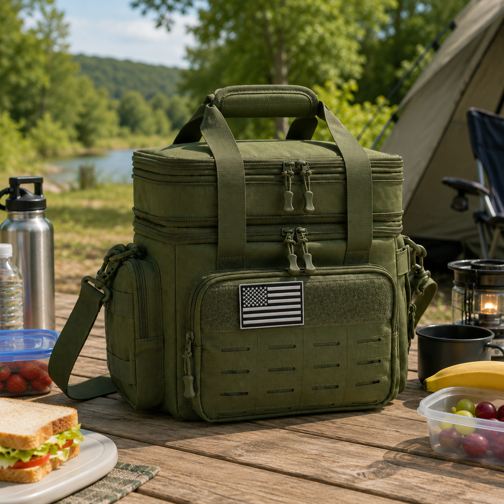 Expandable Tactical Insulated Lunch Cooler Bag
