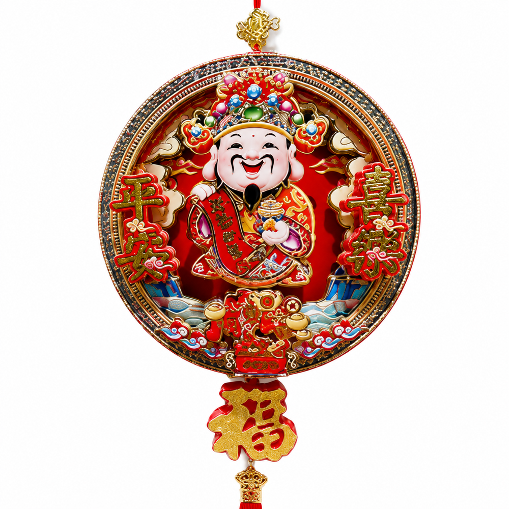 Chinese New Year Hanging Blessing Ornament