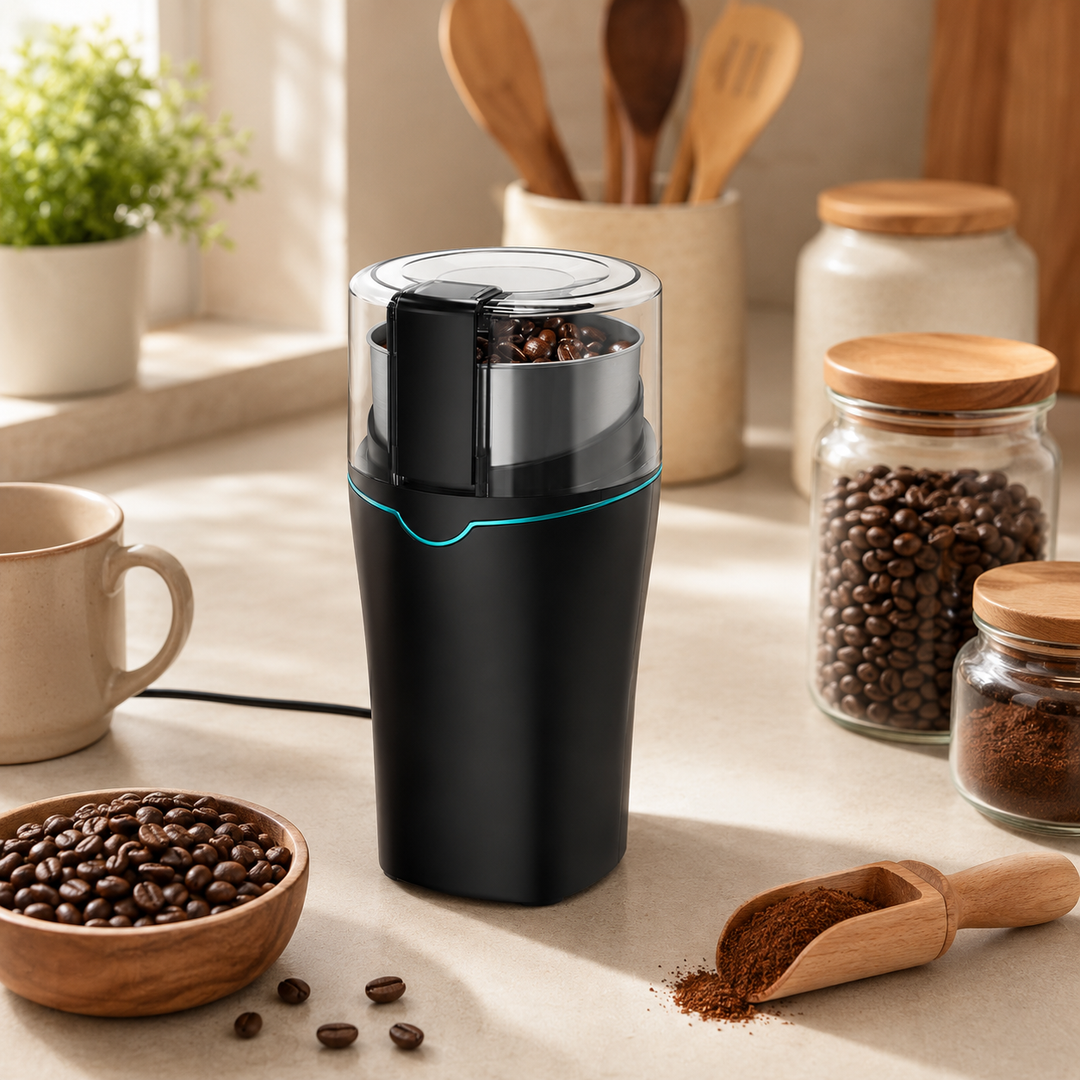 300W Electric Coffee Grinder with Removable Stainless Steel Cup