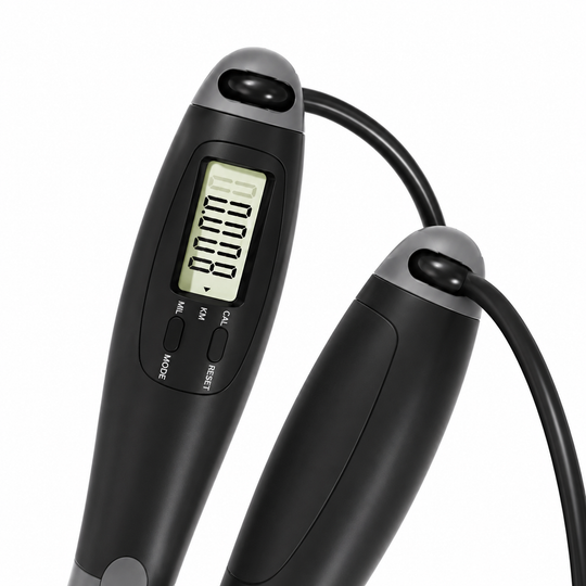 Counting Jump Rope with Electronic Counter Adjustable Steel Cable