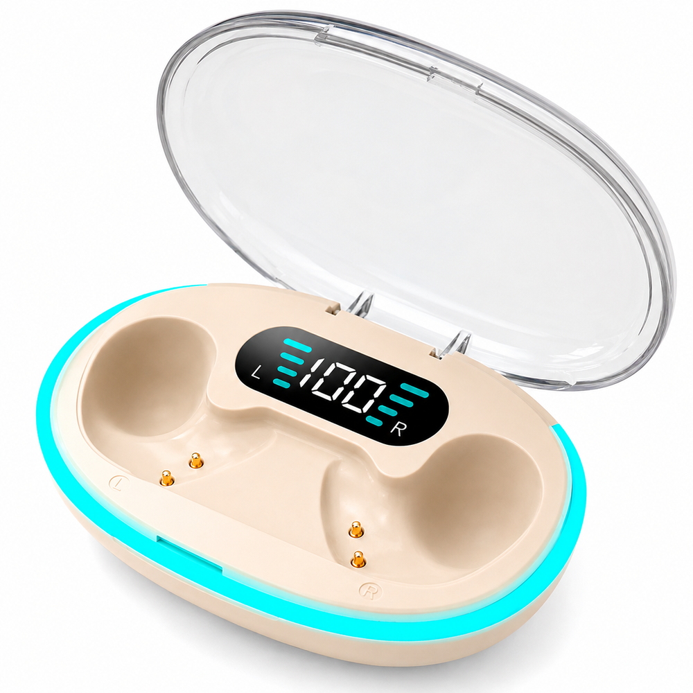 Mini Bluetooth 5.3 Wireless Sleep Earbuds with Charging Case