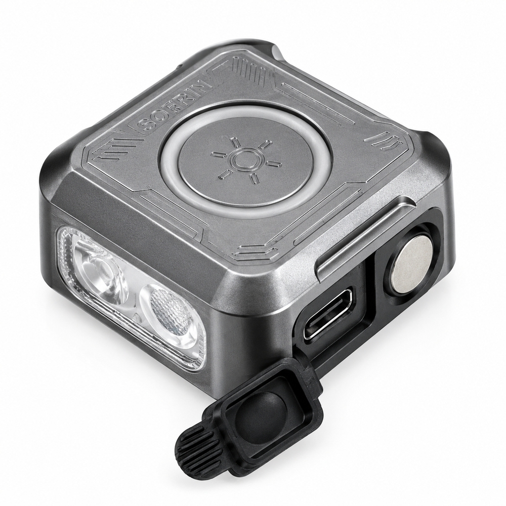 Sofirn SE1 Mini EDC Rechargeable Flashlight with UV & RGB Ring