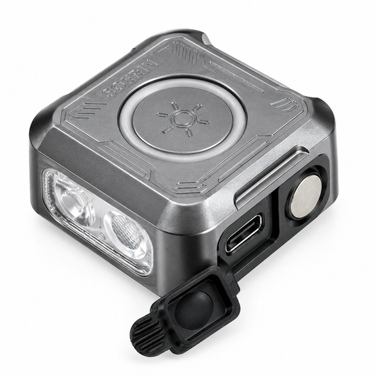 Sofirn SE1 Mini EDC Rechargeable Flashlight with UV &amp; RGB Ring
