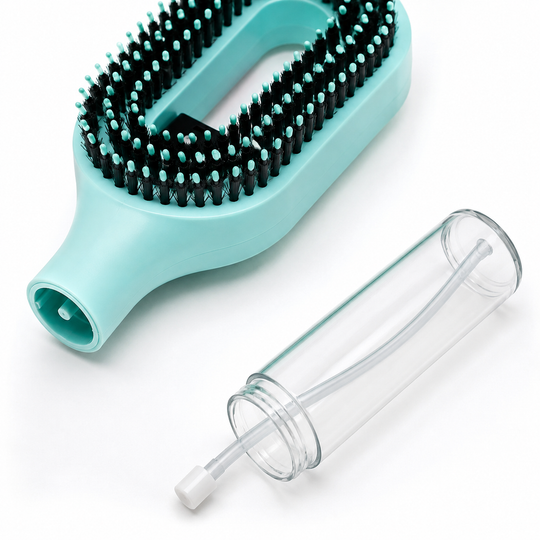 Refillable Spray Hair Detangling Comb for All Hair Types