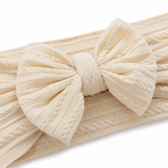 Baby Nylon Bow Headband Soft Stretch Hair Band