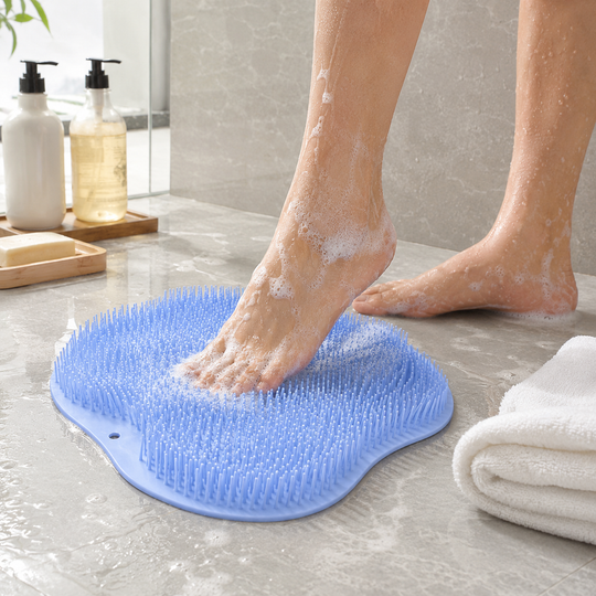 Silicone Shower Foot Scrubber Massage Mat