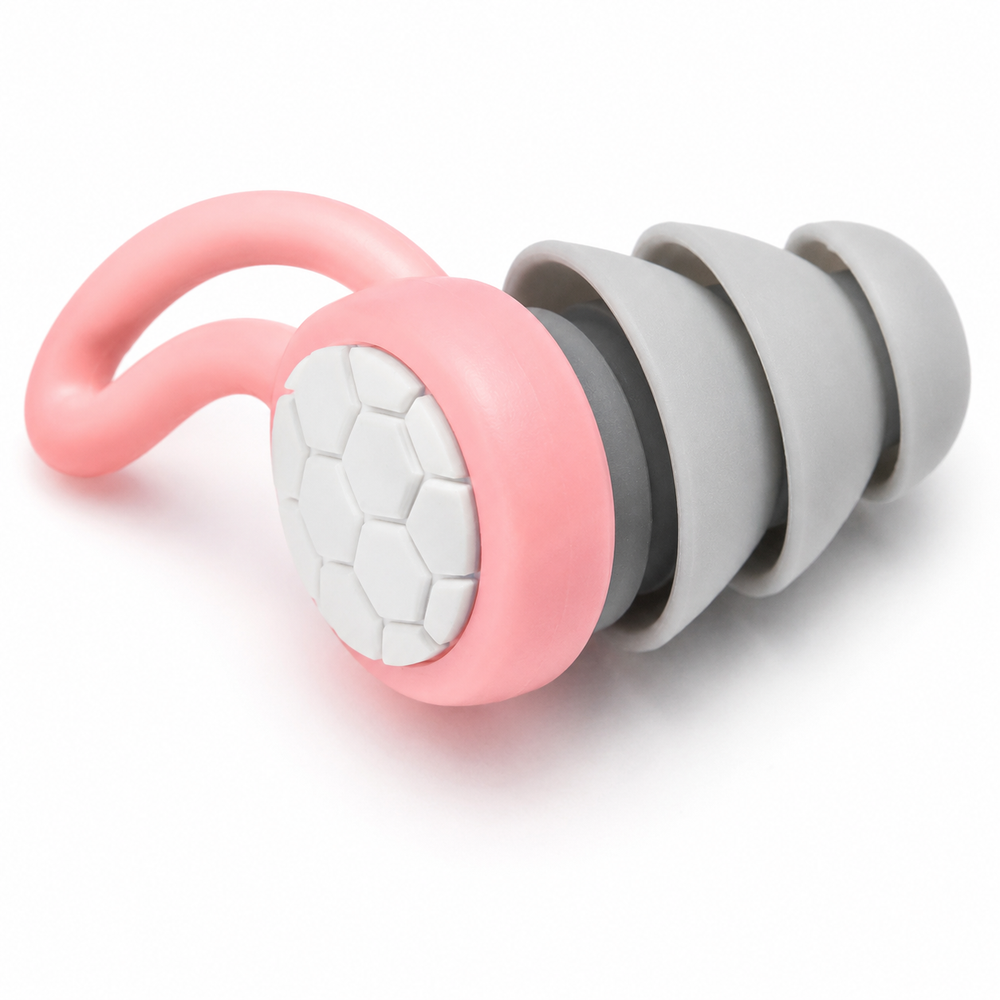 Silicone Noise Filtering Earplugs for Sleep & Swimming