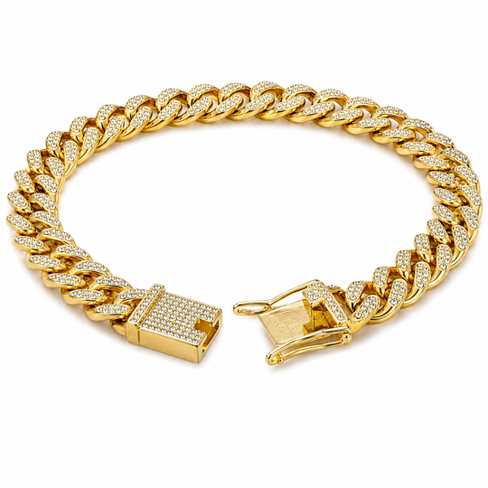 Luxury Gold Stainless Steel Dog Chain Collar