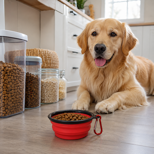 Collapsible Portable TPR Pet Travel Bowl