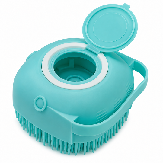 Silicone Pet Grooming Bath Brush for Deshedding