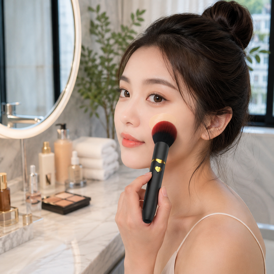 Electric Vibrating Makeup Brush USB Rechargeable