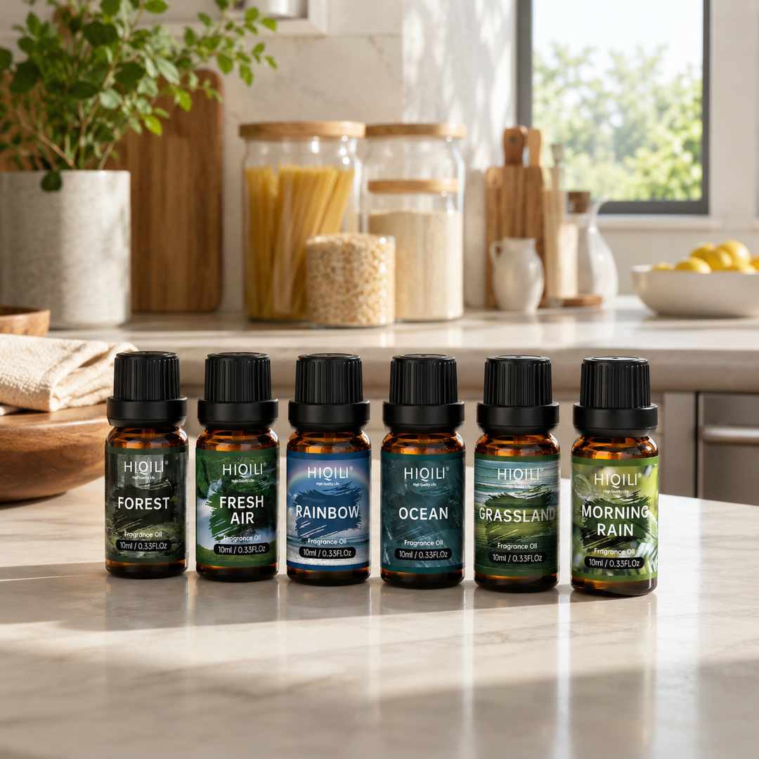 HIQILI Nature Fragrance Oil Gift Set – 6 Scents