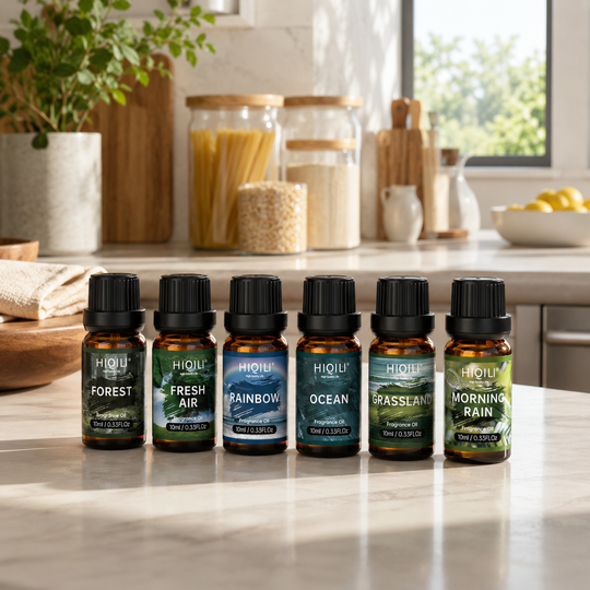 HIQILI Nature Fragrance Oil Gift Set – 6 Scents