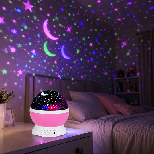 Star &amp; Moon Projection Lamp for Room Decor