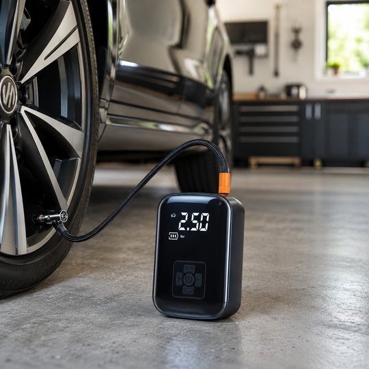 Portable Cordless Tire Inflator with Digital Display