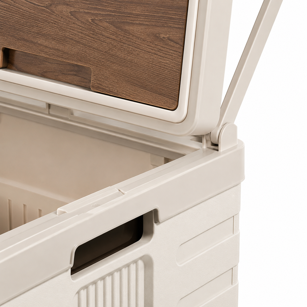 Foldable Rolling Storage Cart with Pull Handle